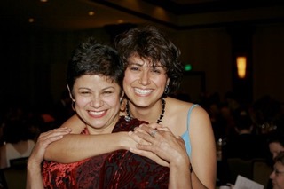 Lisa Flores and her mother Carmela
