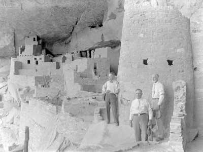 A group of men in Mesa Verde