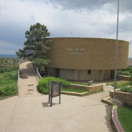 A photo of the Far View Visitor Center in Mesa Verde National Park