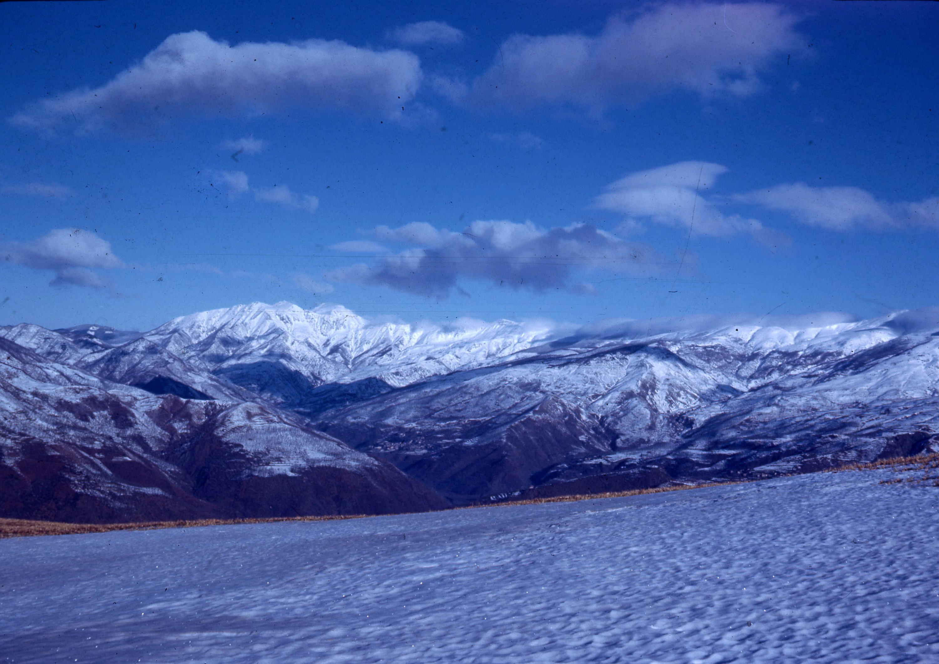 The Apennine Mountains, as photographed by a 10th Mountain Division