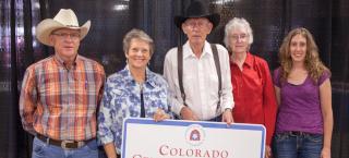 Members of the Peters 313 Ranch at the Colorado State Fair.