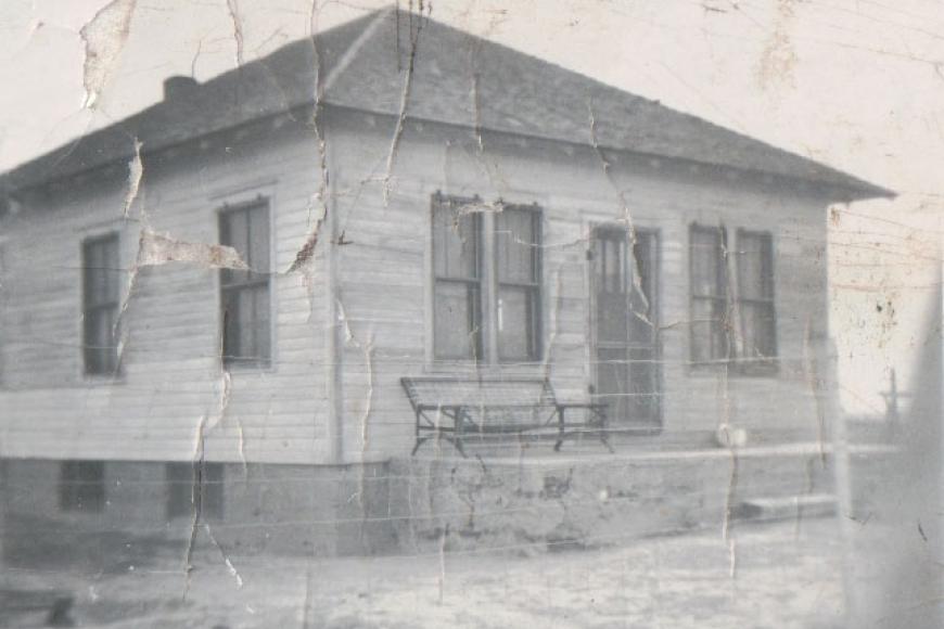 Historic image of Shamrock school.