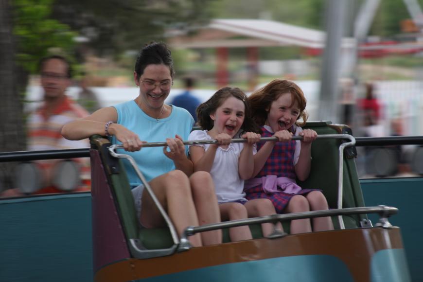 Whip ride at Lakeside Amusement Park