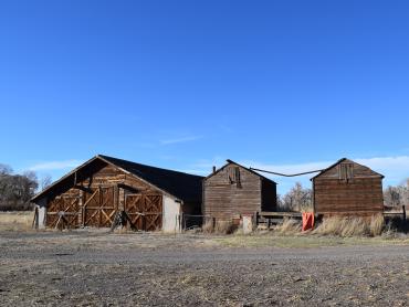 A photo of the García/Espinosa/Garland Ranch Headquarters near Antonito