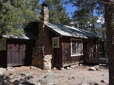A photo of a cabin at Cascade Cottages in Rocky Mountain National Park