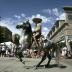 Jose Galvan dances his horse down Main Street in Louisville during the 72nd Annual Labor Day Parade in 2007